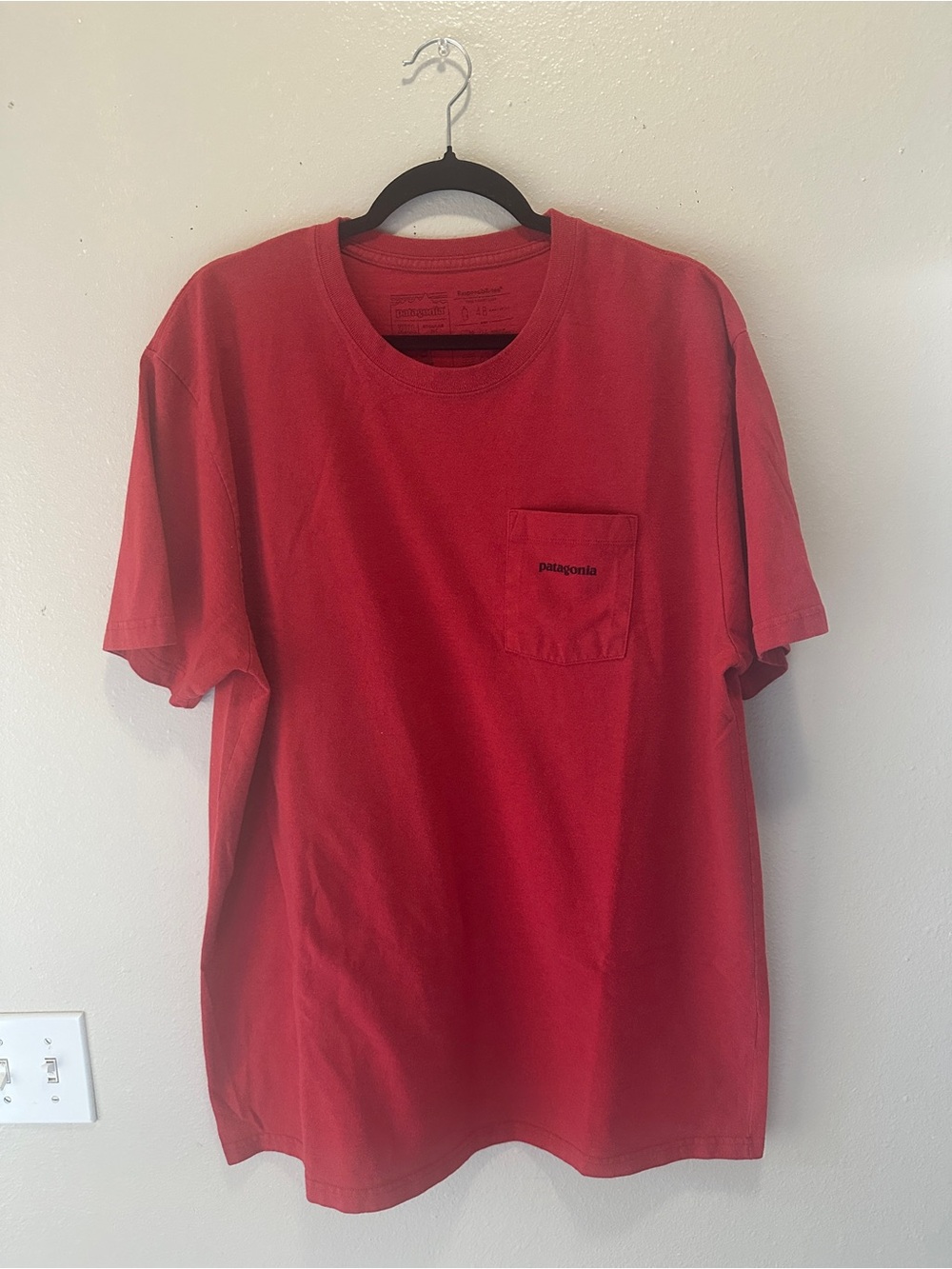 Patagonia Red Short-Sleeve Pocket Tee